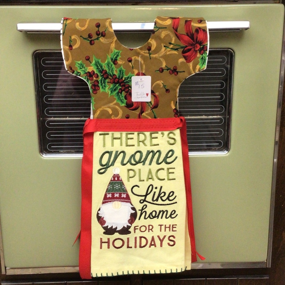 Holiday Gnome Kitchen Towel